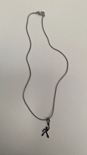 Collier argent Star Academy