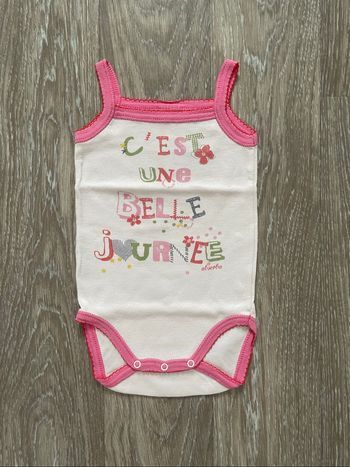 Body rose Absorba 6 mois