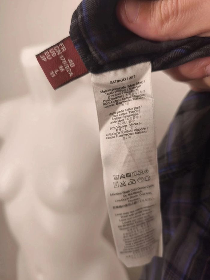 Chemise Comptoir des Cotonniers Femme Taille 40 Noir-Bleu - photo numéro 9