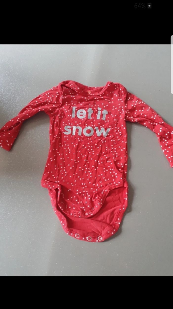 Lot de 3 bodies bébé fille - photo numéro 3