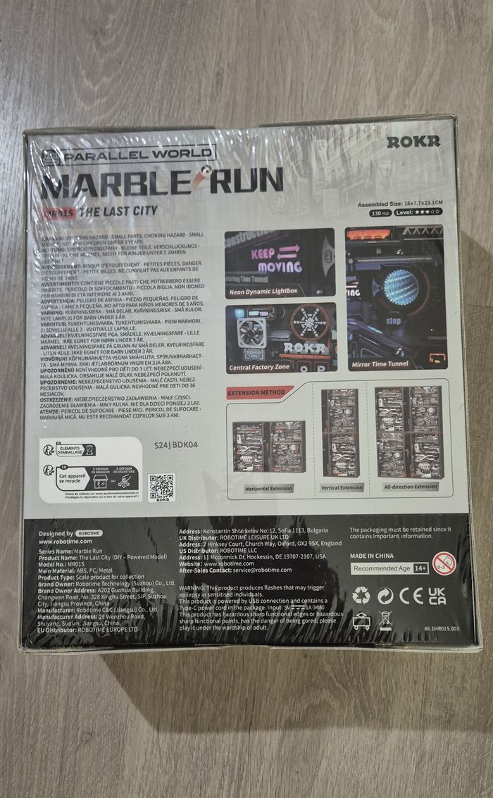 [N3UF] Puzzle 3D maquette a construire - Last City - Robotime - photo numéro 3