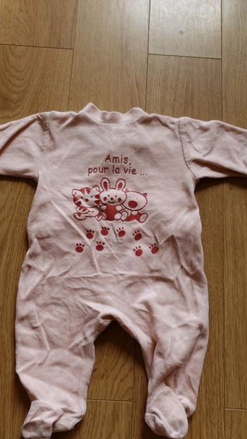 Pyjama 3 mois rose
