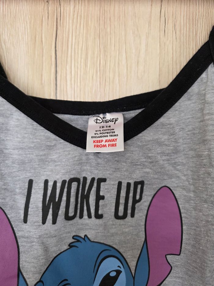 PYJAMA 2 PIÈCES SHORT DISNEY STITCH FILLE 👧 TAILLE 12/14ANS NEUF - photo numéro 4