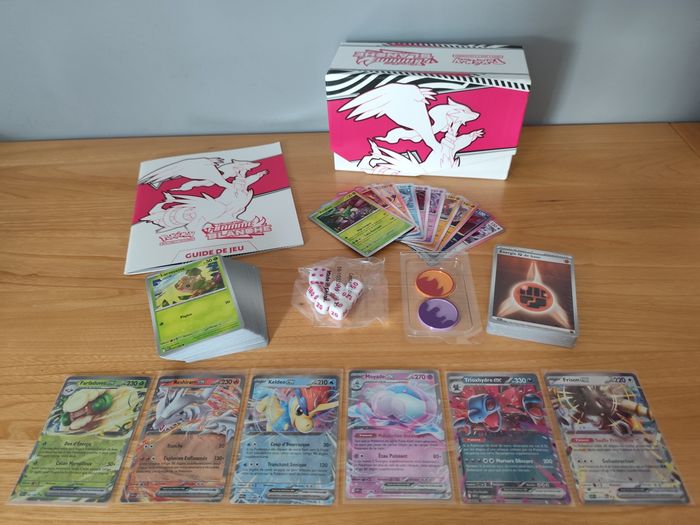 Pokémon flamme blanche : full set communes Holo EX avec ETB
