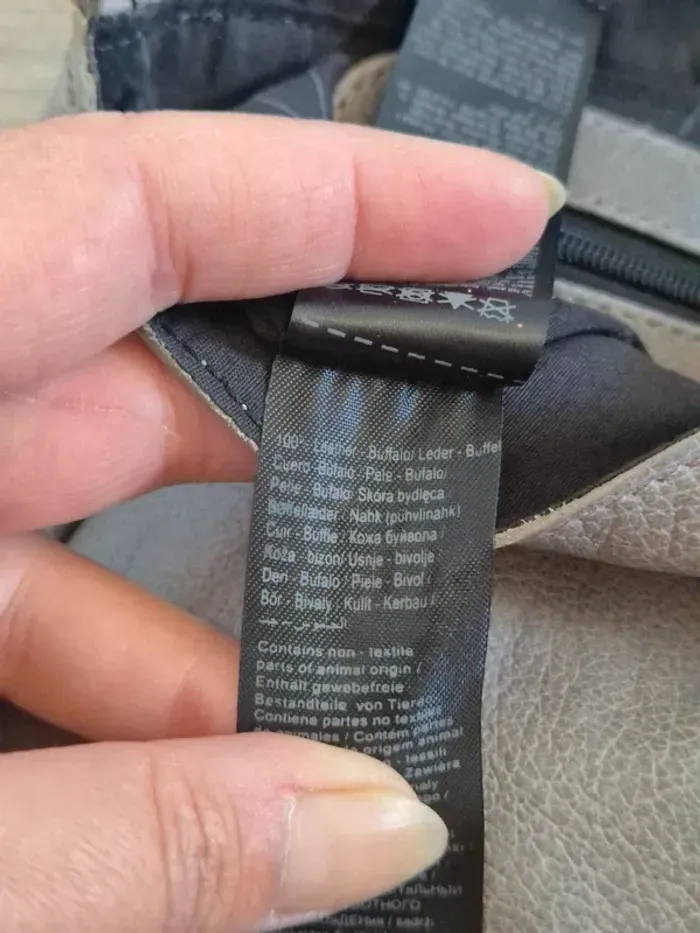 Sac bandoulière pochette argentée cuir pièces - photo numéro 3
