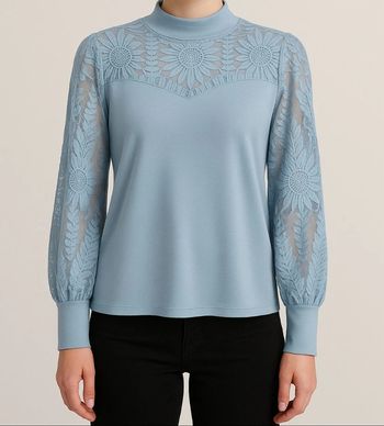 T-shirt bleu clair taille XL