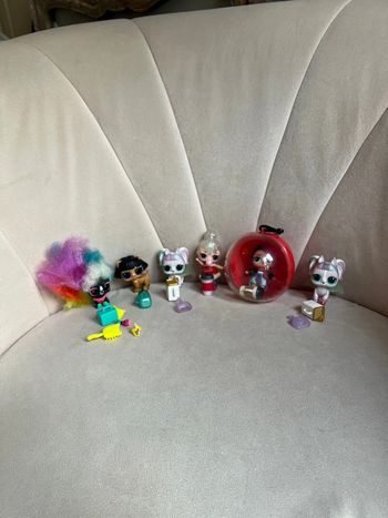 Lot 2 poupées et 4 animaux plus accessoires - L.O.L. Surprise