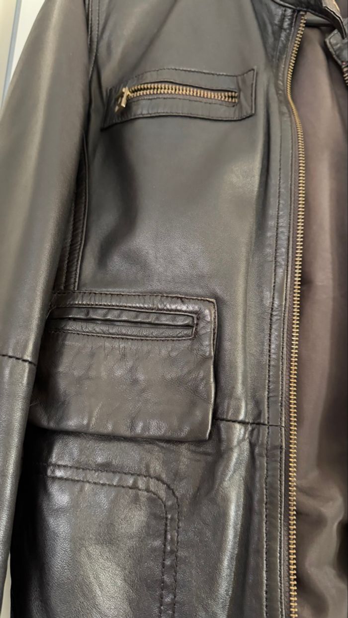 Blouson doublé tout cuir - photo numéro 2