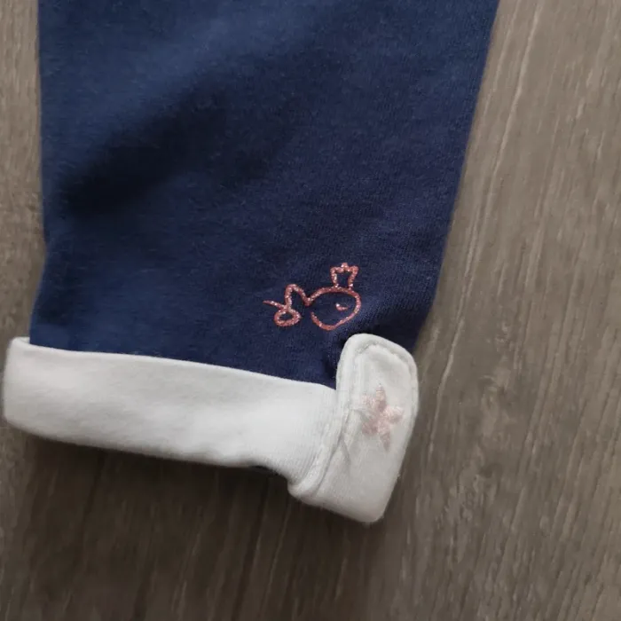 Ensemble tee shirt ML et legging 3 mois renard - photo numéro 3