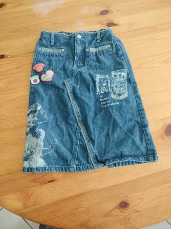 Jupe jean