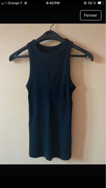 Débardeur noir et blanc