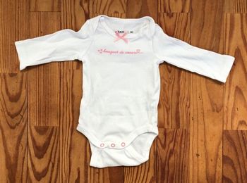 Body « bouquet de cœurs »