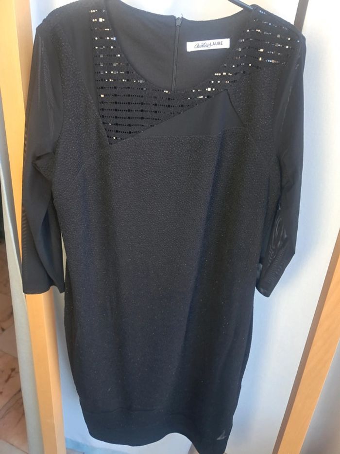 Christine Laure robe noire T.42 en tbe - photo numéro 2