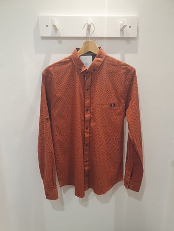 Chemise Orange terracotta Taille S (taille petit)