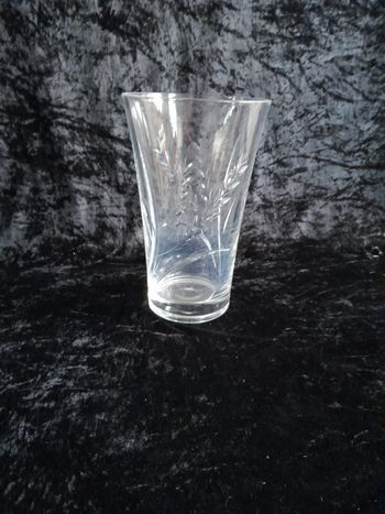 Vase en cristal Hauteur 30 cm Diamètre 16 cm