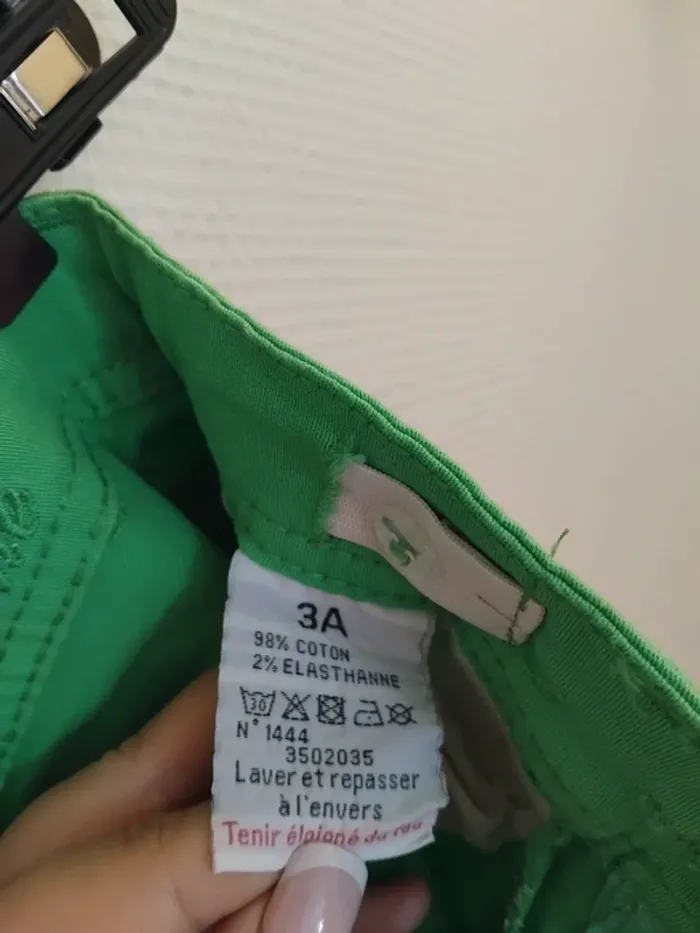 Pantalon neuf fille 3ans 98% coton - photo numéro 7
