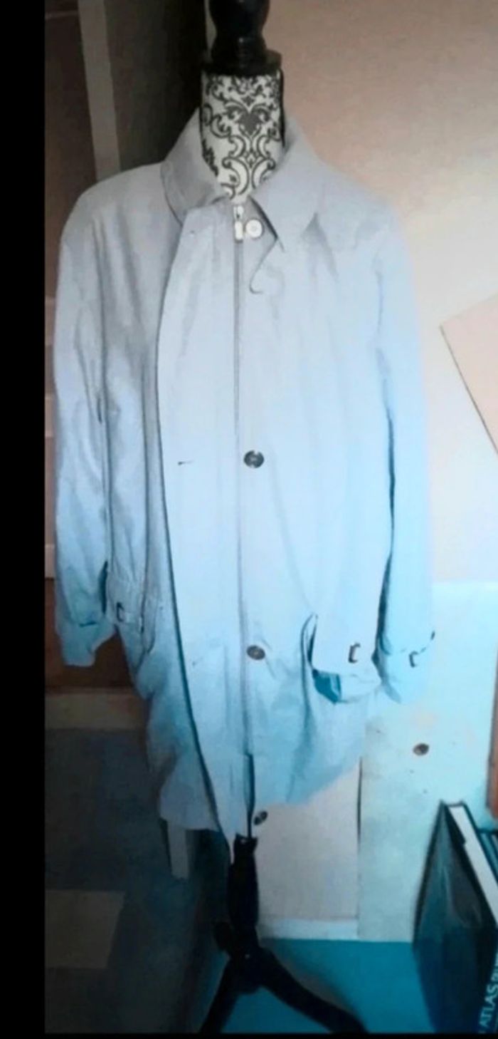 Parka léger gris bleu 5 xl