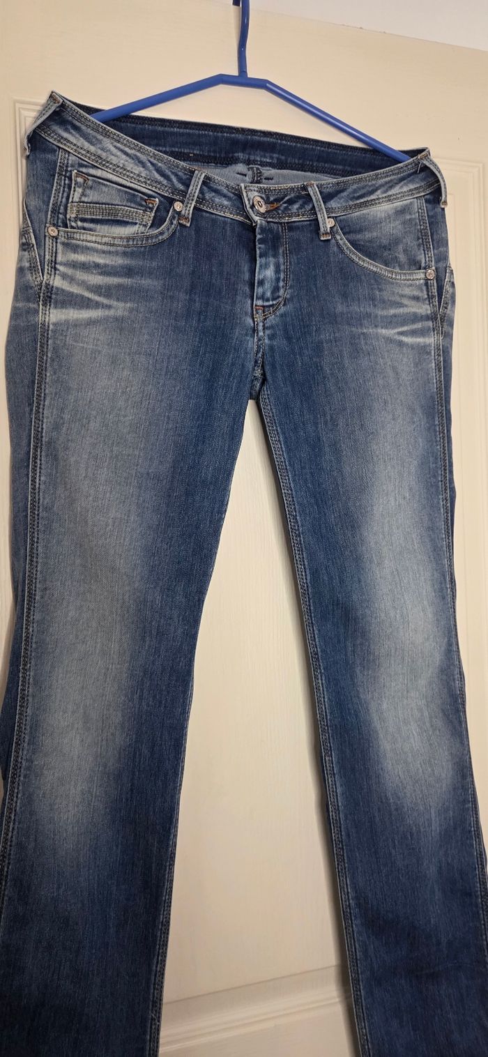 Jean Pepe Jeans London “Ruby” 💙 T.29 (≈38/40 FR) – coupe bootcut flatteuse – excellent état - photo numéro 2