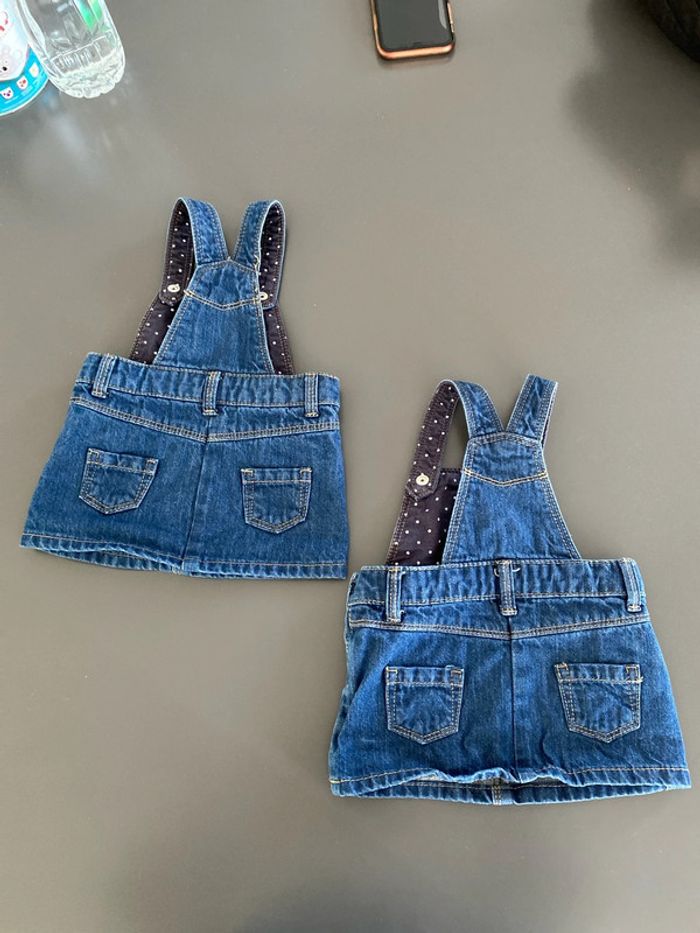 Lot de 2 robes en jean kiabi 3 mois - photo numéro 2