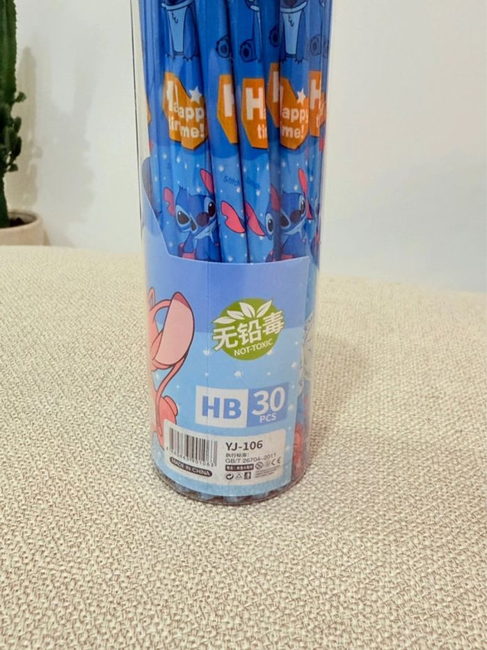 30 crayons à papier HB Lilo et Stitch - photo numéro 2