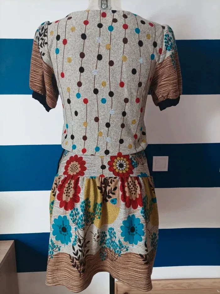Robe pull manches courtes Lavand femme taille S - photo numéro 5
