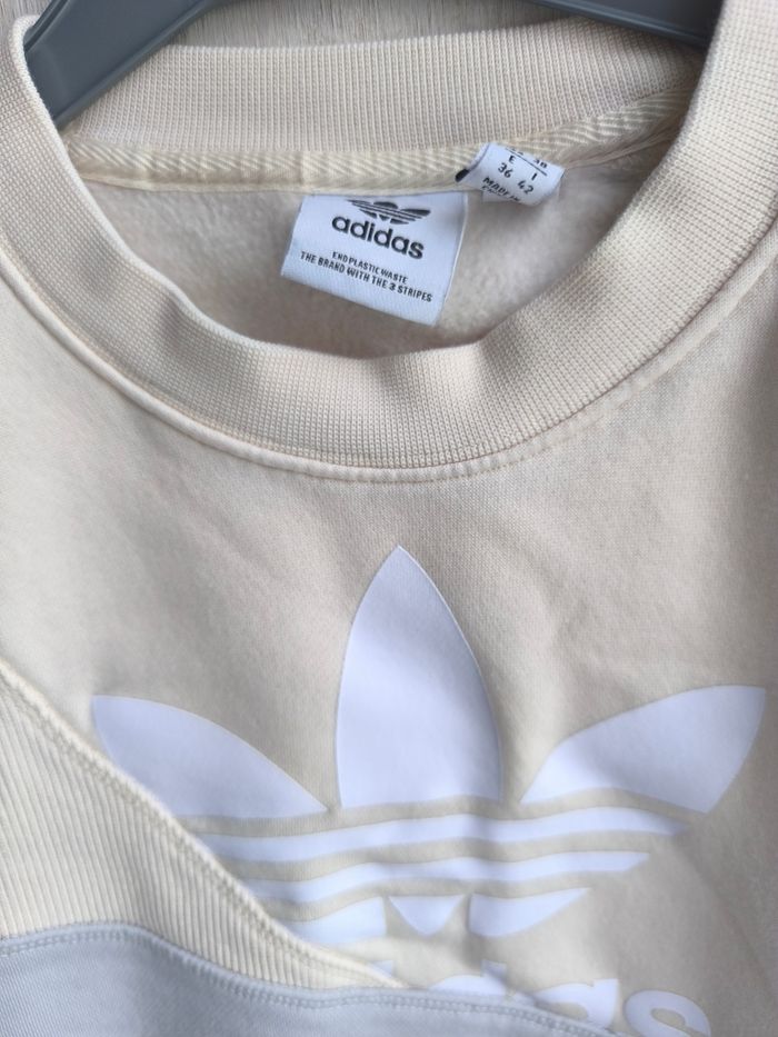 Sweat court Adidas doublé polaire - photo numéro 3