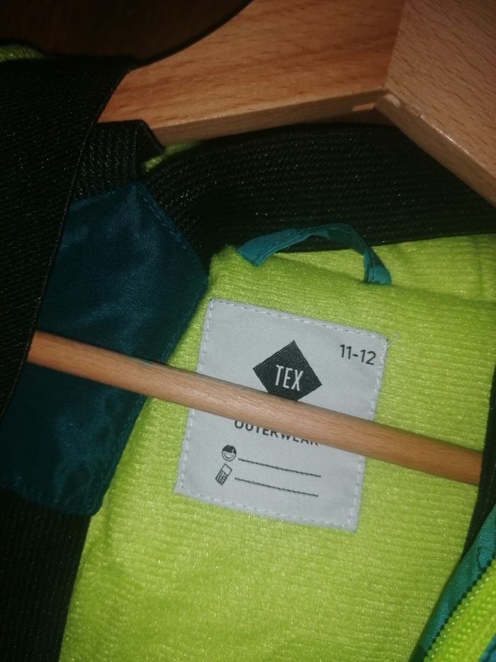 Ensemble doudoune, salopette de ski et gants enfant mixte 12 ans - photo numéro 3