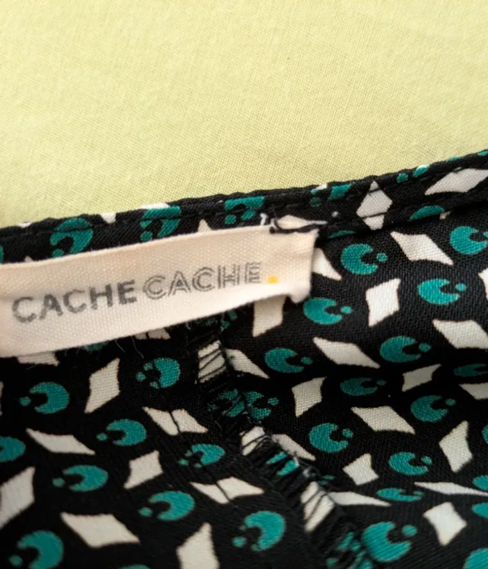 Robe été fluide verte très bon état cache cache S 36 - photo numéro 5