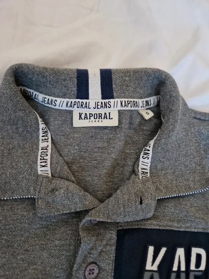 Polo gris kaporal - photo numéro 4