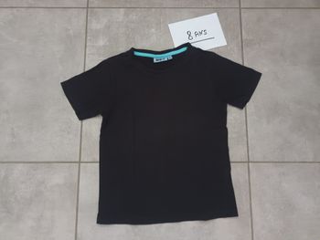 T-shirt manches courtes noir 8 ans NKY