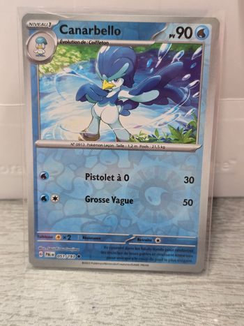 Carte pokemon Canarbello