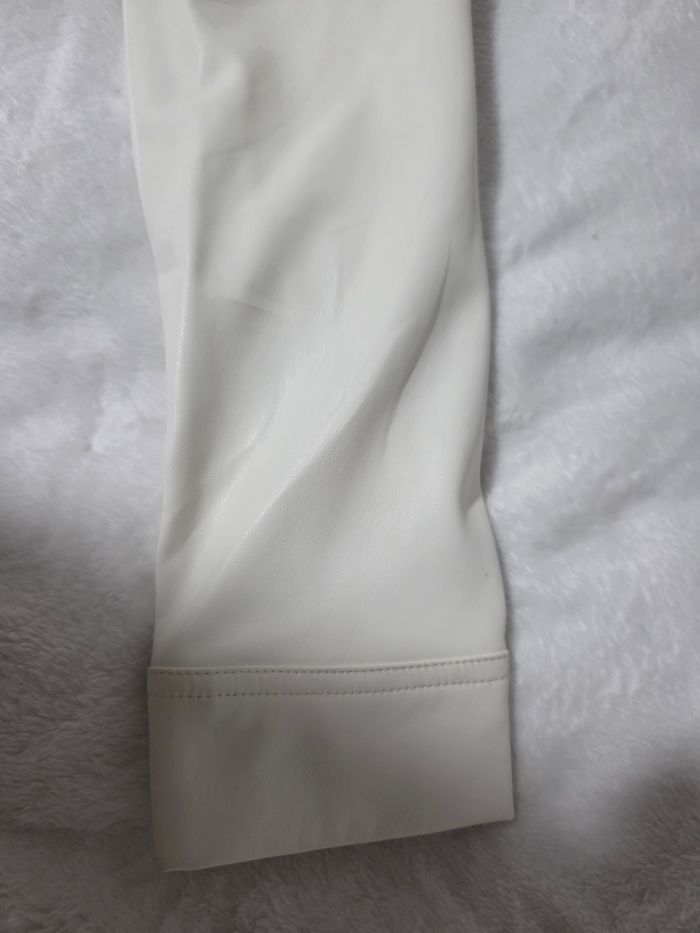 Veste en cuir blanche - photo numéro 5