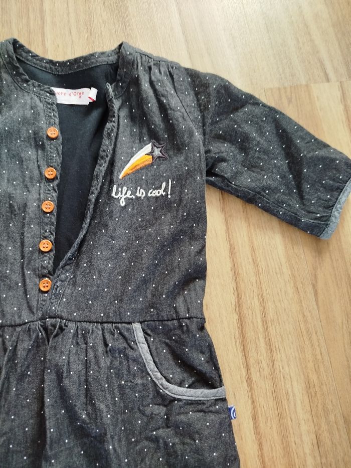Robe bébé fille automne/hiver 24 mois 2 ans (Sucre d'orge) - photo numéro 5
