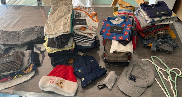 Grand lot vêtements garçon 9 à 24 mois – Très bon état !