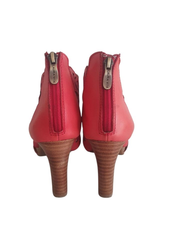 Sandales Laura Vita en Cuir Rouge- Élégance & Confort- Pointure 40
- photo numéro 6