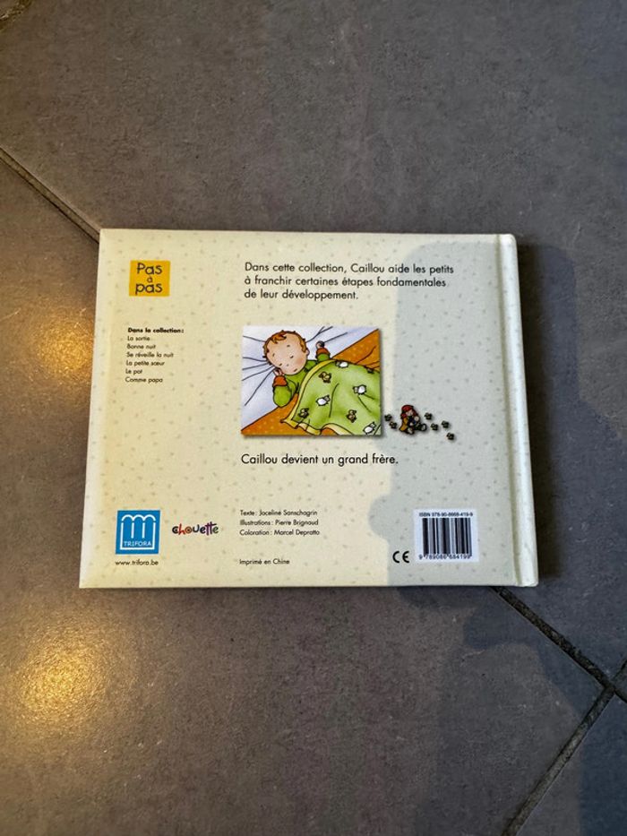 Livre / Album - Caillou la petite sœur - Chouette / Trifora - photo numéro 2