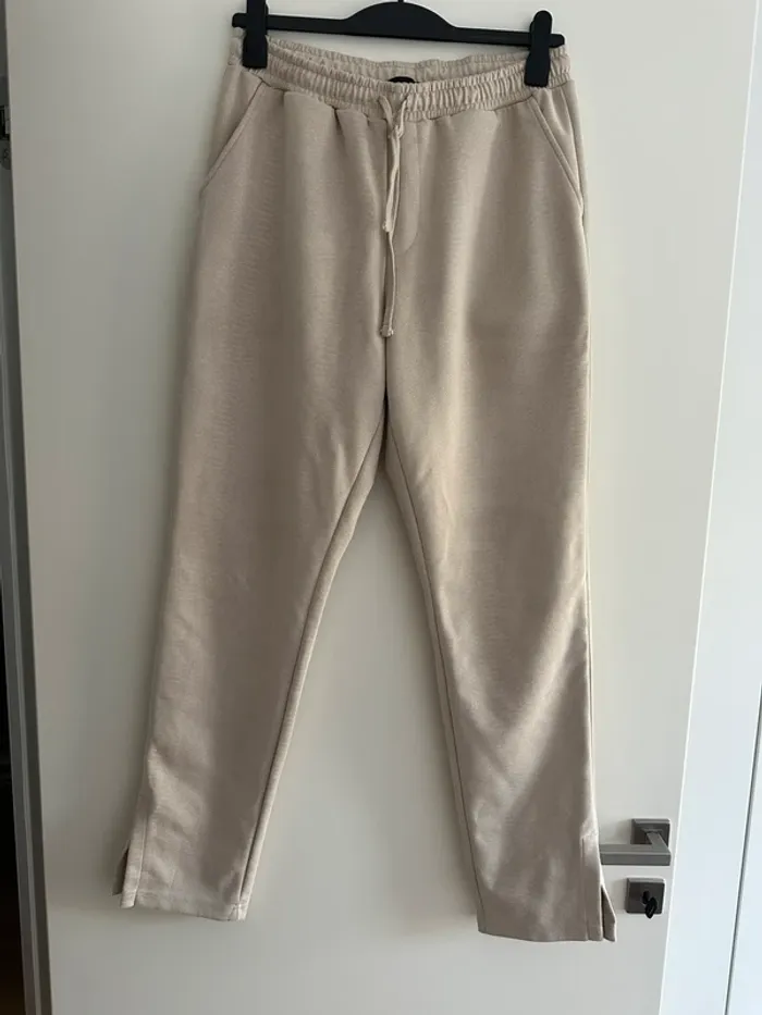 Pantalon joggers beige casual homme Fashion Nova taille L