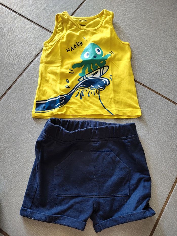 Ensemble débardeur short Pat et ripaton T.12 M