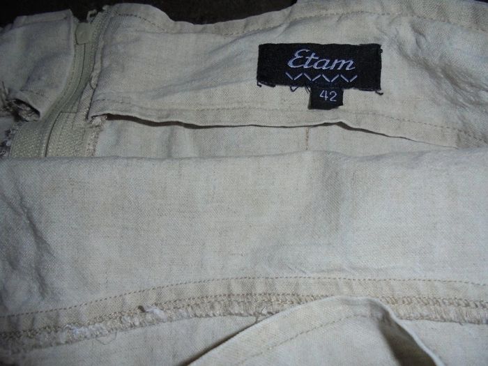 robe longue écrue T42 Etam - photo numéro 4