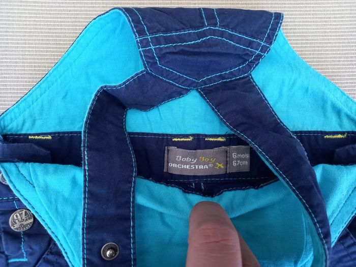 Salopette été garçon Orchestra 6mois 67cm - photo numéro 3