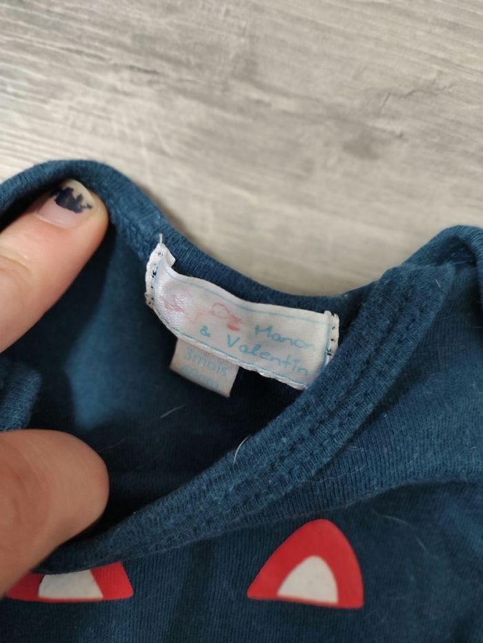 Body ours 3 mois Manon&valentin - photo numéro 2