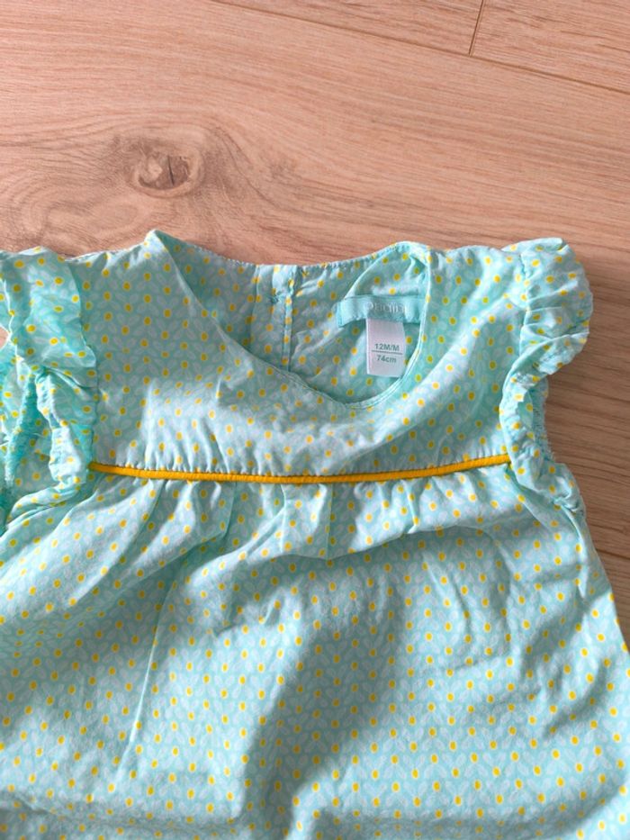Combi short Obaïbi légère - Taille 12 mois - 74 cm - photo numéro 2