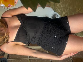 Short noir à sequins Forever 21