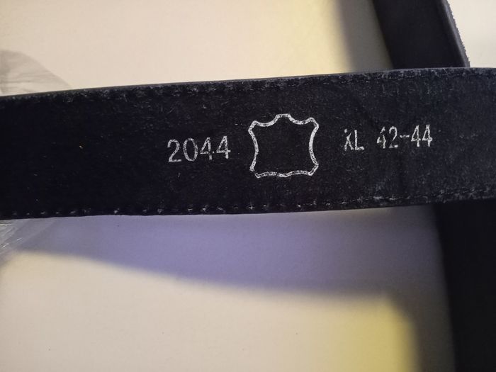 Ceinture noir taille xl 42/44 neuve - photo numéro 2