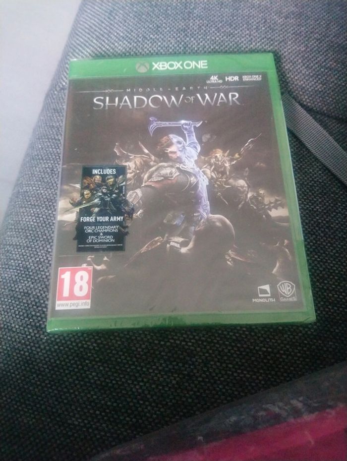 Jeux xbox one shadow of war