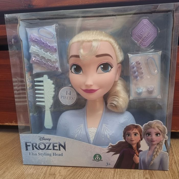 Tête à coiffer elsa la reine des neiges