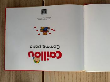 Livre Caillou comme papa
