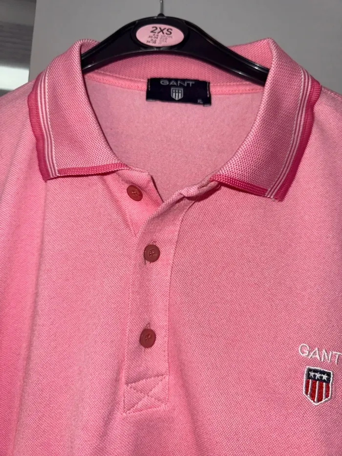 Polos rose pour homme taille xl - photo numéro 3