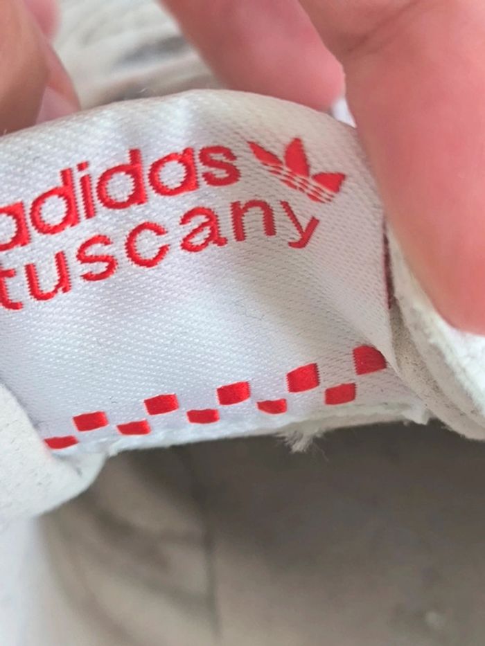 Basket Rare vintage adidas tuscany Goodyear - photo numéro 15