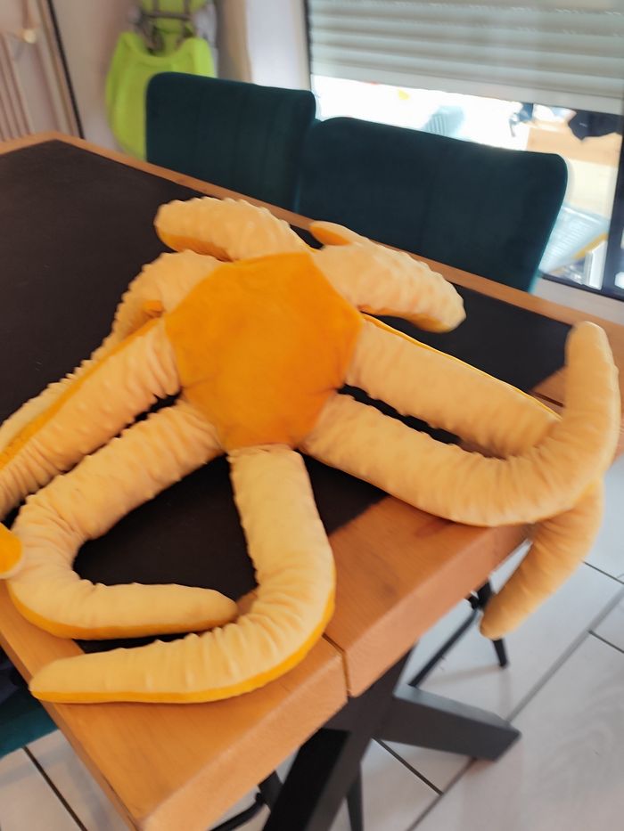 L'Ami de CĂąlins Parfait đCette pieuvre en peluche douce et gĂ©ante est prĂȘte Ă trouver sa nouvelle maison ! Parfait pour les cĂąlins, la dĂ©coration, ou pour jouer, il est un ajout charmant Ă n'importe quelle chambre d'enfant ou salon. Ses ten - photo numĂ©ro 4